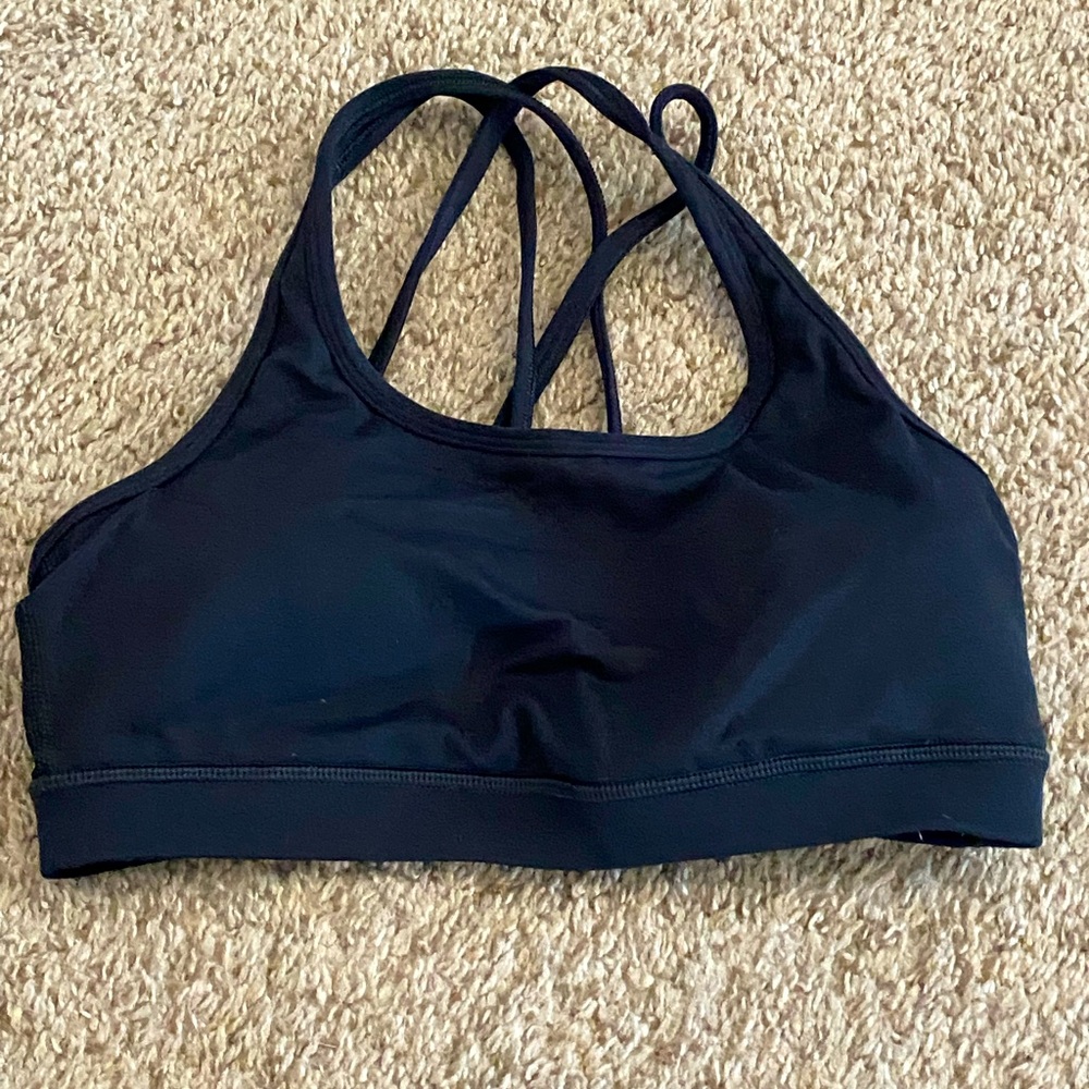 Medium Black Sports Bra